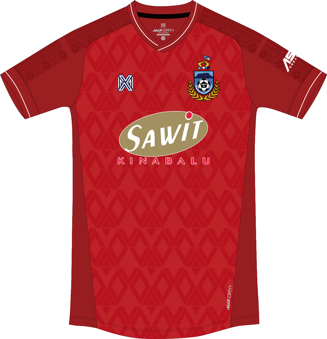 25 SABAH FA WOMEN'S TEAM PLAYER ISSUE HOME