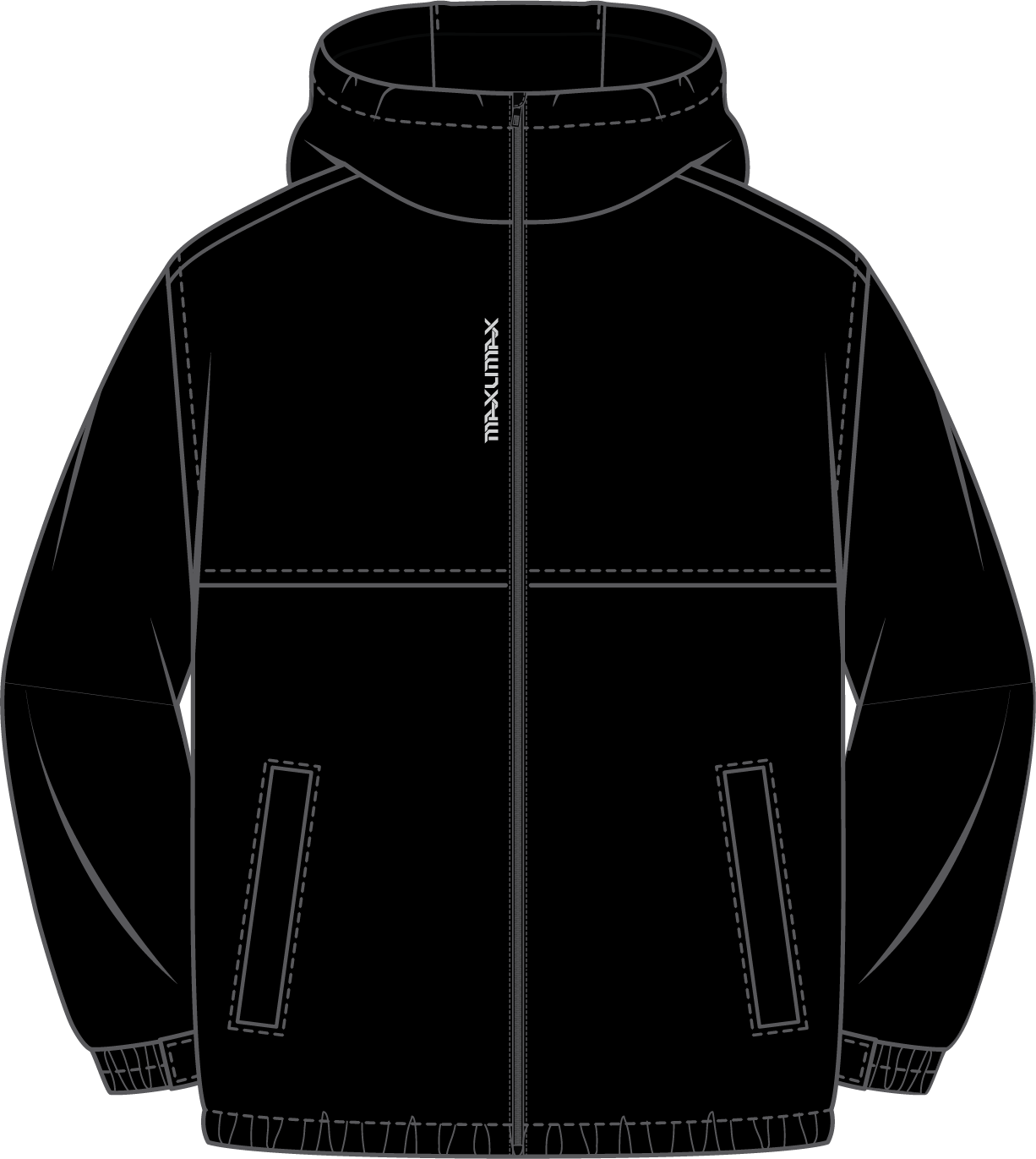 Pocketable Windbreaker Black
