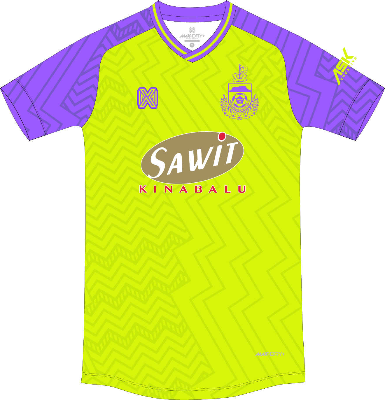 25 SABAH FA WOMEN'S TEAM PLAYER ISSUE AWAY